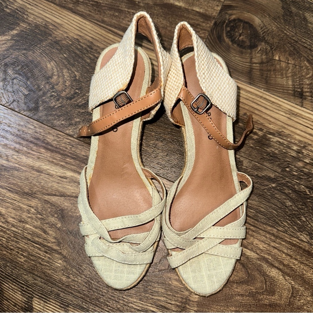 Women’s‎ Lucky Brand Kalley Espadrille Wedge Sandals size 8.5